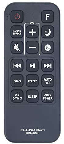 AKB74935601 Remote Control Replacement - VINABTY AKB74935601 Sound Bar Replaced Remote Control fit for LG Soundbar SH7 SH8 SH7B SH8B Soundbars Remote Controller