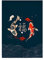 Hiseng Japonais Noren De Rideau de Porte Diviseur Tapisserie Fenêtre Rideaux Panneau, Tenture Décoration pour Chambre à Coucher Cuisine Restaurant Embrasure (65x90cm,Motif Koi 9)