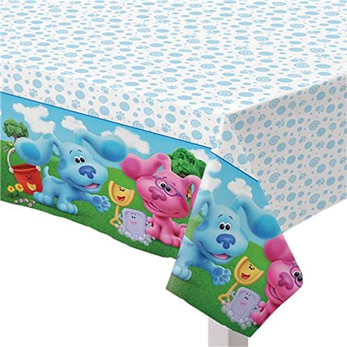 amscan Blue's Clues Tablecover Paper, 180 x 120 cm (Rechteckig)