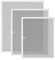 NAIZY Mosquitera para ventana con marco de aluminio Marco de abrazadera Prevención de insectos No requiere taladrar ni atornillar 100x120cm, Blanco