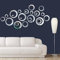 24pcs DIY Kleber Kreis Wandtattoos Spiegel Wandaufkleber Spiegel Wandaufkleber 3D Spiegel Wandaufkleber Spiegel Aufkleber Dekoration für Wohnzimmer Schlafzimmer Badezimmer Küche g