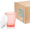 Tuuters 75 Medikamentenbecher, 30ml – bruchsicher, Schnapsbecher, Medizinbecher (Rot + Deckel)