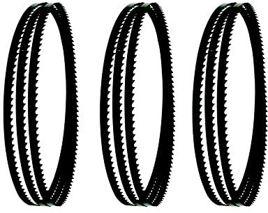 DSAINT 1490mm / (6mm,10mm,12mm) / 0.36mm / (4 Z, 6 Z, 14 Z) Bandsägeblatt for Bandsäge BASA 1 Scheppach 3St (Color : 1490x6x0.36mm 6T)