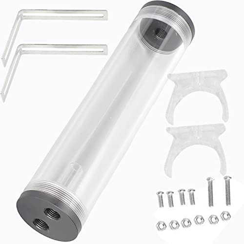 PC Water Pump Tank Reservoir for Computer Water Cooling System-280mm-3*G1/4 Holes -Acrylic Material