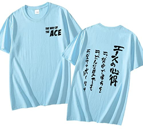 MEDM Haikyuu Bokuto Kotaro Weg des Ace T Shirt Frauen Männer Lässig Ace Owl Volleyball Grafik Anime T -Shirts Buchdruck T -Shirt Tops-style6||M