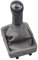 Hacreyatu 5 Gang Schaltknauf mit Schaltmanschette für VW Polo 9N 9N2 2002-2009 (Grau)