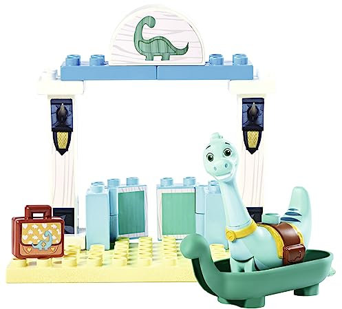 BIG-Bloxx - Dino Ranch Brutstation mit Dino Clover - Bausteine (13 Teile) für kleine Dino-Brutstätte mit Dinosaurier Figur, Spielsteine für Kinder von 18 Monate bis 5 Jahre