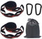 TAFACE 2 correas de hamaca de 200 cm, 2 mosquetones y 1 bolsa de almacenamiento con cordón para ajustar las correas, adecuadas para viajes, camping, columpio de hamaca (naranja)