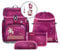 Step by Step Schulranzen-Set Cloud Schleich, bayala®, Geflügeltes Regenbogeneinhorn, 5-teilig, rosa, ergonomischer Tornister, Reflektoren, höhenverstellbar mit Hüftgurt, 1. bis 4. Klasse, 19l