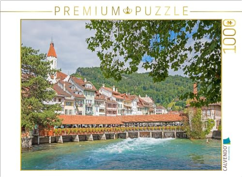 CALVENDO Puzzle Altstadt von Thun an der Aare | 1000 Teile Lege-Größe 64 x 48 cm Foto-Puzzle für glückliche Stunden