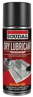 Dry Lubricant Spray – Lubrificante spray molto potente – Soudal 0,4 L – Spray spray