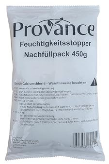 6er Pack Luftentfeuchter Granulat als Nachfüllpack, Entfeuchter Granulat 450g als Raumentfeuchter Trockner, Schimmel- und Geruchsschutz 9,10-2,75€/Kg (6 Stück)