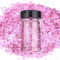 sourcing map Holographic Chunky Glitters 3.5oz/100g Laser Rose Red Holographic Glitters Powder Mixed Chunky & Fine Flakes Iridescent Sequins for Nail, Hair