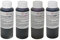Zuckerpapier24® Set d'encre alimentaire 4x100ml (noir, jaune, magenta, cyan); pour imprimantes Canon - impression alimentaire sur papier alimentaire pour gâteaux [KOL100]