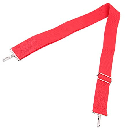 ifundom Nylon Djembe Strap Mit Metallhaken Verstellbarer Schultergurt Für Snare Drum Percussion Rot Für Erwachsene Bequem Und Tragbar