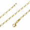 Avesano Ankerkette vergoldet 925 Silber (2,7 mm) goldene Damen Halskette Gold Kette Charm-Kette (50 cm) 101032-550