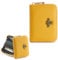 Portafoglio Piccolo Sottile Elegante Donna con Zip,Mini Porta Tessere Carte Di Credito,giallo