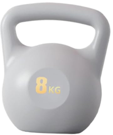 kowaku Wasser-Kettlebell, Fitness-Kettlebell-Training, Grau 8kg