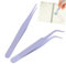 Wimpernpinzette – Scrapbook-Pinzette Mit Aufklebern, Pinzetten-Set Mit Spitzem Stahl, Pinzette Mit Gerader Und Gebogener Spitze, Strass-Sticker-Picker, Spitze Pinzette Zum Basteln, Pinzette Mit Geboge