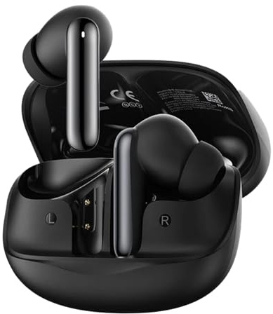 QCY TWS MeloBuds N50 Wireless Earbuds, Bluetooth Earbuds with Active Noise Cancellation, Ultra Low Latency for Gaming, 28 Hours Battery Life, Touch Controls and Resistance
