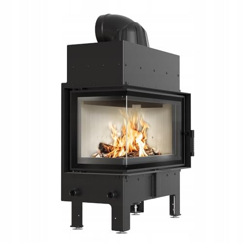 KRATKI Kamin aus Stahl 10 kw Floki M fi 200 Kamineinsatz BImSchV Stufe 2 Rekuperation