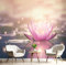 Fotomurales 150×105cm Pétalos Rosados Papel Pintado Tejido No Tejido Flor Loto Fotomural Efecto 3D Rosa Papel Tapiz Decorativos pared Murales Póster para Dormitorio Salón TV Pared