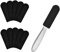 Foot Files for Hard Skin with 10Pcs Replacement Pads,Metal Foot Feet File Grater Scraper Pedicure Hard Dead Skin Remover,Stainless Steel Handle Disposable Double-Sided Pad Rasp,for Repair Heels Smooth