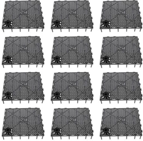 ibasenice 12pcs Fish Tank Isolation Plates Bottom Filter Plate Aquarium Filtering Dividing Boards for Fish Tanks