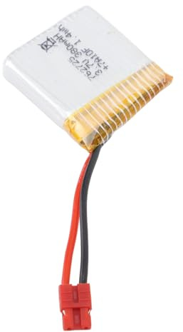 Julihai 3,7 V 380 MAh LiPo-Akku, Wiederaufladbarer Lithium-Akku für RC-Drohnen mit Überladeschutz, Kompatibel mit X21, X21W, X26 und X26A
