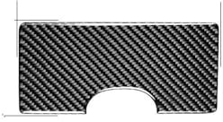 Carbon Fiber Car Center Konsole Tasse Halter Deckel Abdeckung Tuning Aufkleber Für Mitsubishi Für Lancer EVO X IX 9 10 2005-2015
