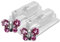 1 Paar Studex Medizinische Ohrstecker Schmetterling rosa 7 mm, Edelstahl