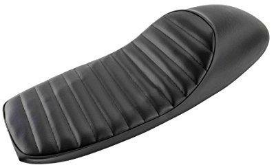 MTP-Racing Cafe Racer Sitzbank 62cm schwarz fr Motorrad, Universal Passform, Kunstleder, Schwarz