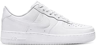 Nike Herren Air Force 1 '07 Fresh Sneaker, Weiß/Weiß/Weiß, 44.5 EU