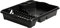 Large Dish Drainer Strong Plastic Holds up to 12 plates with two cutlery drainer -46.50 x 38.00 x 9.00 cm - 100% Black
