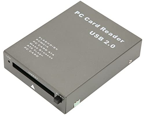 Zunate Lector de Tarjetas PCMCIA, 68 Pines USB2.0 ATa Flash PCMCIa PC Tarjeta de Memoria Lector Adaptador Convertidor