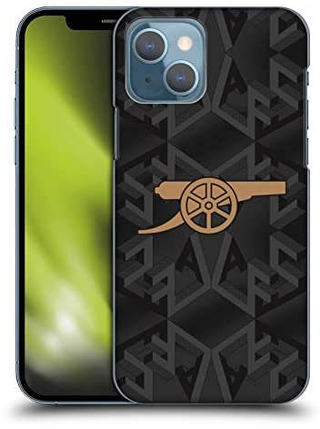 Head Case Designs Officially Licensed Arsenal FC Away 2022/23 Crest Kit Hard Back Case Compatible With Apple iPhone 13