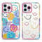 Yoedge 2 piezas Funda para iPhone 13 Pro Max Transparente 6,7, Carcasa para Teléfono Móvil con Smiley Lindo Divertido Dibujos Aesthetic Cover,Soft Cristal Caja de Silicona para iPhone 13 Pro Max Case