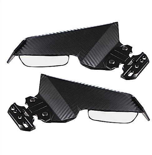 BATTTX Lenkerspiegel Für Y&AMAHA Für YZF-R1 Motorrad Rückspiegel Motorrad Spiegel(Talla �nica)