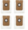 Puupaa Bolsas para aspiradora Cecotec para Conga 11090 (4 unidades de 10 bolsas de polvo)