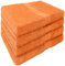 NatureMark 4er Set Handtuch 50x100cm, Frottee Handtücher, 100% Baumwolle, Terrakotta