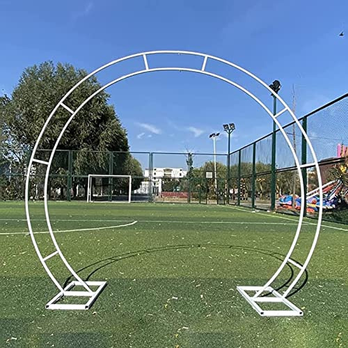 IBOWZ Garden Arch with Metal Frame Garden Arch,Metal Circle Arch Arbor Iron Round Decorative Backdrop,Home Archway Garden Outdoor Outdoor Floor-Standing Courtyard