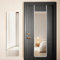 Warmiehomy Over Door Mirror Full Length, White Wall Mounted Mirror, 28x118cm Rectangular Metal Framed Long Mirror for Living Room or Dressing Bedroom