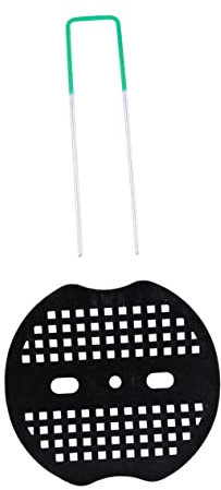 BESPORTBLE U-förmiges Gartennagel-Set Pfähle Dichtung 40 Stück 3 Mm Verzinkter Stahl Zur Befestigung Von Kunstrasen Im Garten