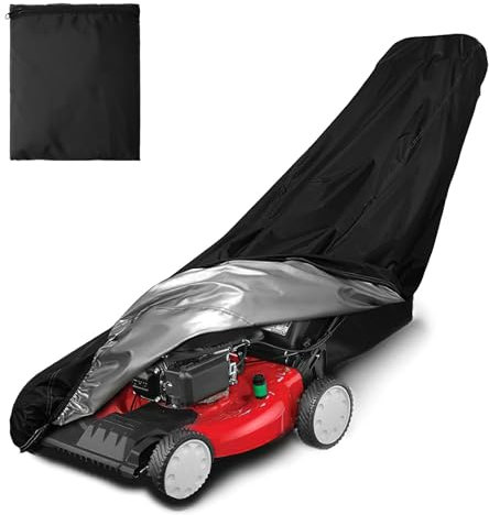 DAKLUNAR Copertura Per Tosaerba,Telo Copri Trattorino Tagliaerba 210d Oxford Copertina,Telo Copri Tagliaerba con String & Storage Bag,Alla Polvere,Alla Neve,Resistente Ai Raggi Uv (193 X 112 X 64 Cm)