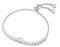 GEORGE · SMITH Bracciale Tennis Cuore in Argento da Donna, Cristallo, Regolabile - Regalo di Compleanno Con Scatola