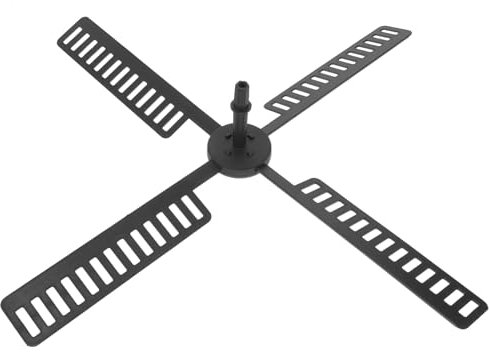 1set Solar Windmill Lighthouse Accessories Plastic for Outdoor Garden Decor and Rotating Windmill Parts for Garden Replacement and Beautification