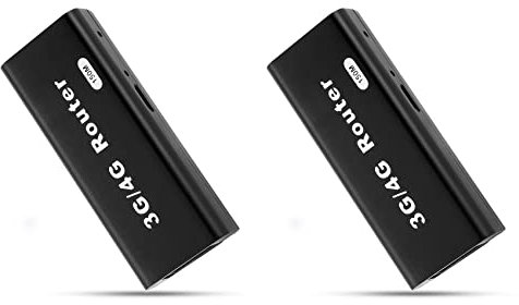 Ronlok Mini Router WiFi 3G/4G Router Inalámbrico USB RJ45 Router Portátil 2412-2483MHz Interfaz Externa con USB