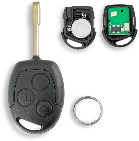 433MHZ 3 Tasten Fernbedienungs Schlüssel Für Ford Ka Mondeo Focus Festiva Transit Connect mit ID60 Chip Schlüsselring