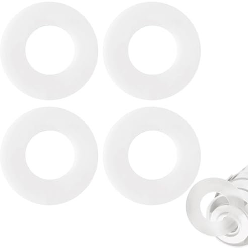 4 Unids Arandela de Sellado, Arandela de Sellado, Válvula de Descarga de Diafragma de Goma, Compatible con Geberit 816.418.00.1