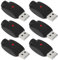 VGOL 6pcs 510 Threaded USB Smart Charger with Over-Charge Protection LED Indicator Suitable for Laptop Car Charger Flashlight Soldering Iron Stylus Pen